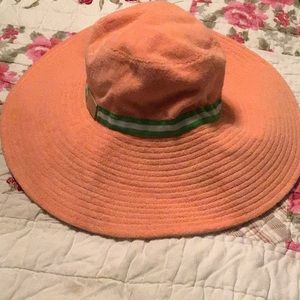 Liz Claiborne Peach Terry Sunhat
